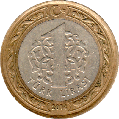 1 Lira, 2014 Reverse