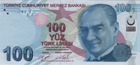 Preview 100 Liras, 2009 obverse