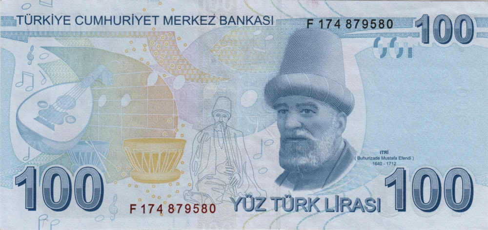 100 Liras, 2009 Reverse