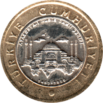 1 Lira, 2020 Obverse