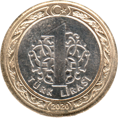 1 Lira, 2020 Reverse