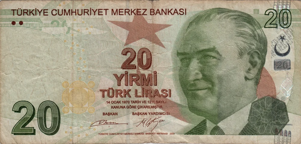 20 Liras, 2009 Obverse