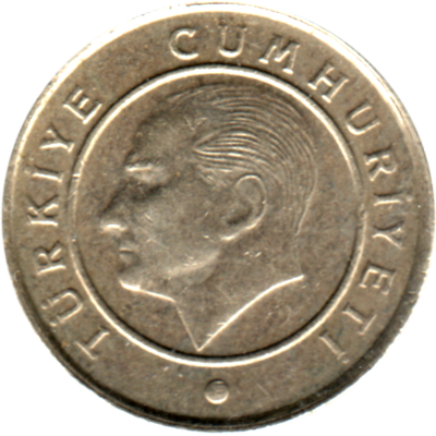 10 kuruş, 2021 Obverse