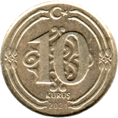 10 kuruş, 2021 Reverse