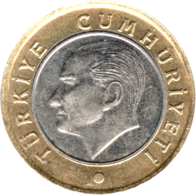 1 Lira, 2022 Obverse