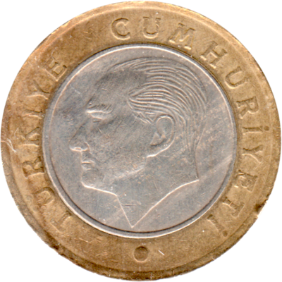 1 Lira, 2015 Obverse