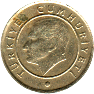 10 kuruş, 2014 Obverse