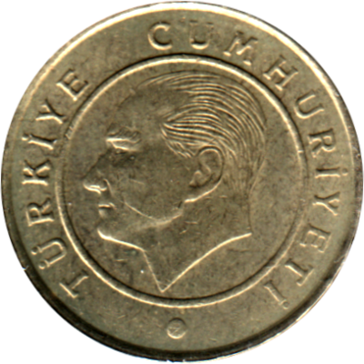 5 kuruş, 2019 Obverse
