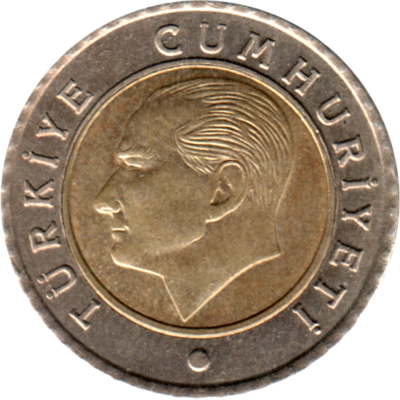 50 kuruş, 2020 Obverse