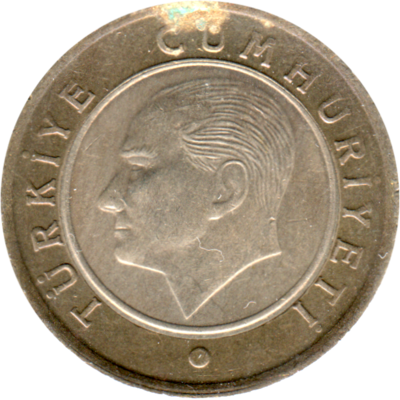 1 Lira, 2023 Obverse