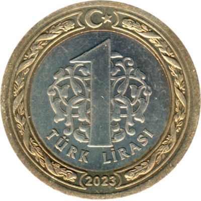 1 Lira, 2023 Reverse