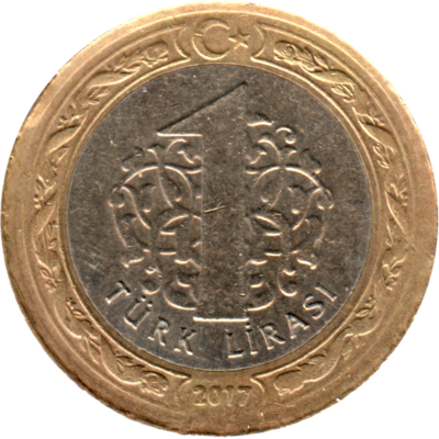 1 Lira, 2017 Reverse