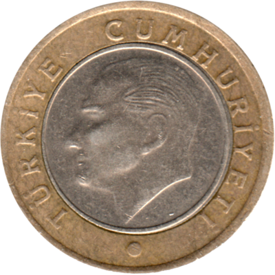 1 Lira, 2018 Obverse