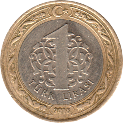 1 Lira, 2018 Reverse
