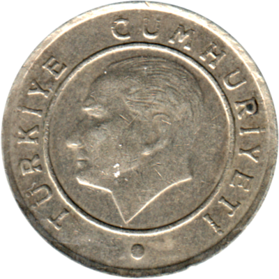 25 kuruş, 2013 Obverse