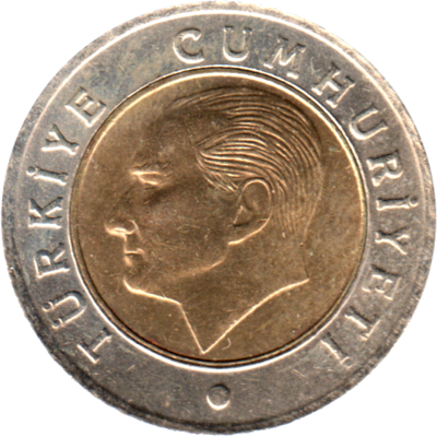 50 kuruş, 2018 Obverse