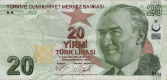 Preview 20 Liras, 2009 obverse