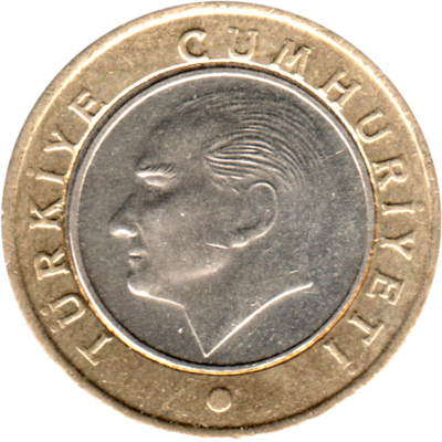 1 Lira, 2020 Obverse
