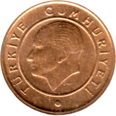1 kuruş, 2014 Obverse