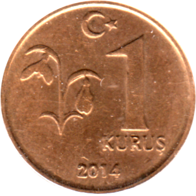 1 kuruş, 2014 Reverse