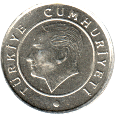 25 kuruş, 2010 Obverse