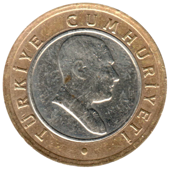 50 kuruş, 2005 Obverse