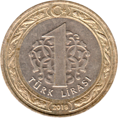 1 Lira, 2019 Reverse