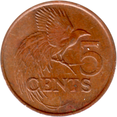 5 cents, 1992 Reverse