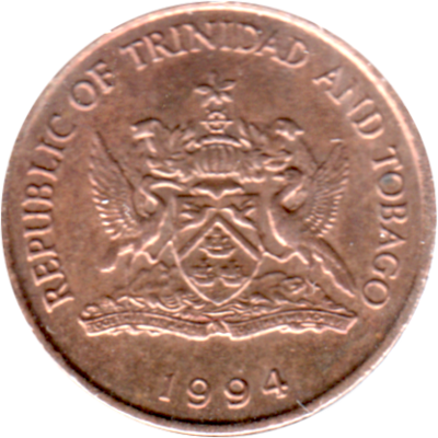 1 cent, 1994 Obverse