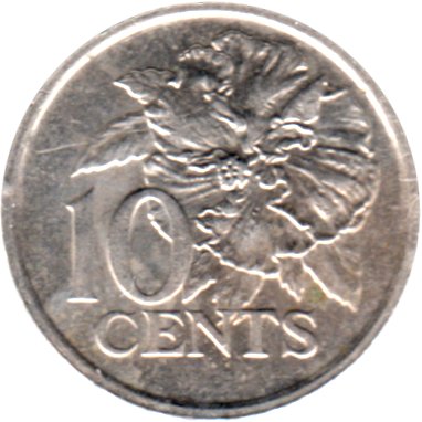 10 cents, 1990 Reverse