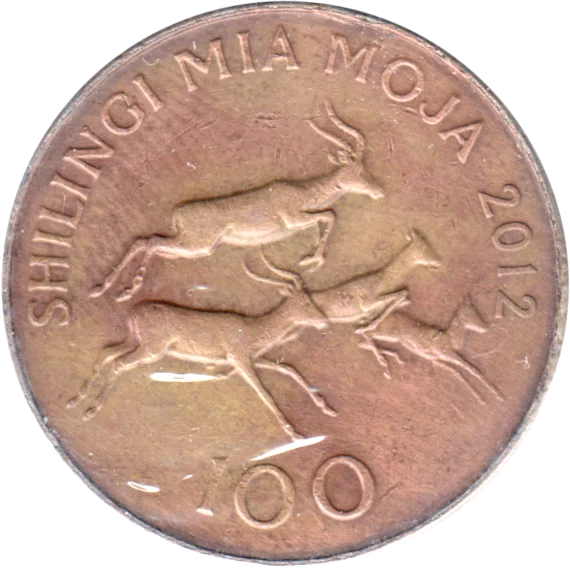 100 Shillings, 2012 Reverse