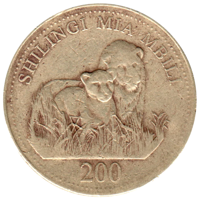 200 Shillings, 1998 Reverse