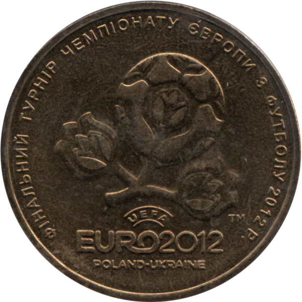 1 Hryvnia, 2012 Obverse