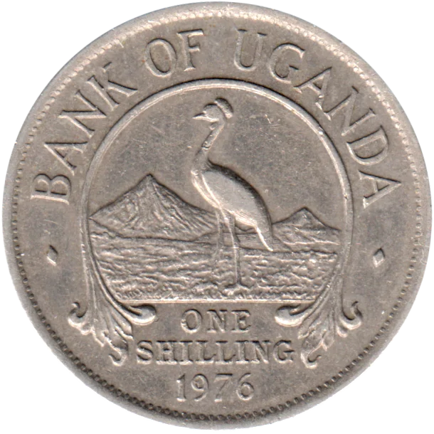 1 Shilling, 1976 Reverse