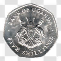 Preview 5 Shillings, 1987 obverse