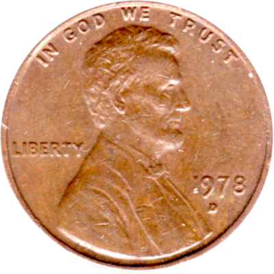 1 cent, 1978 Obverse