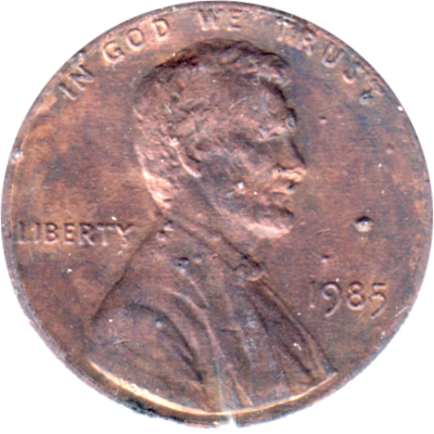 1 cent, 1985 Obverse