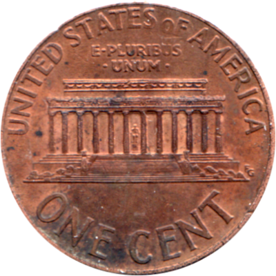 1 cent, 1995 Reverse