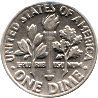 1 dime, 1984 Reverse