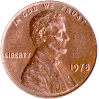 1 cent, 1978 Obverse