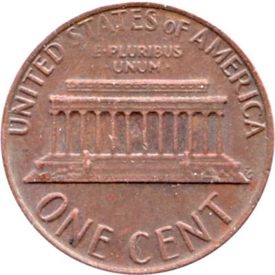 1 cent, 1980 Reverse