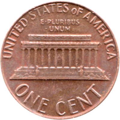1 cent, 1980 Reverse