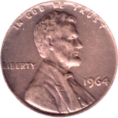 1 cent, 1964 Obverse