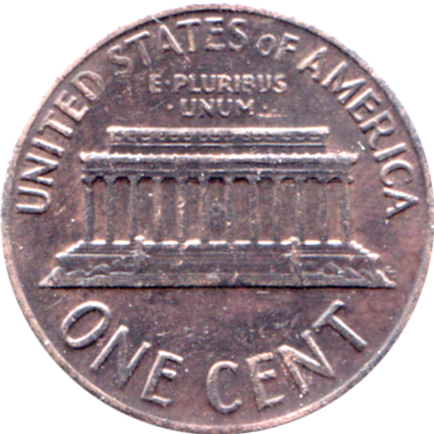 1 cent, 1964 Reverse