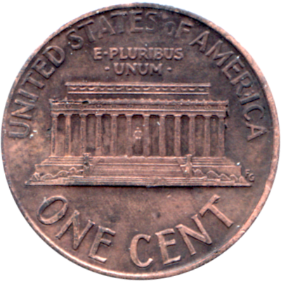 1 cent, 1991 Reverse