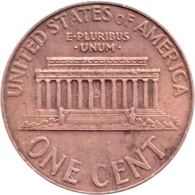 1 cent, 1998 Reverse