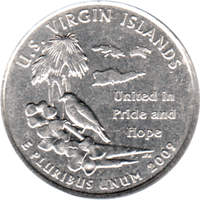 ¼ Dollar, 2009 Obverse