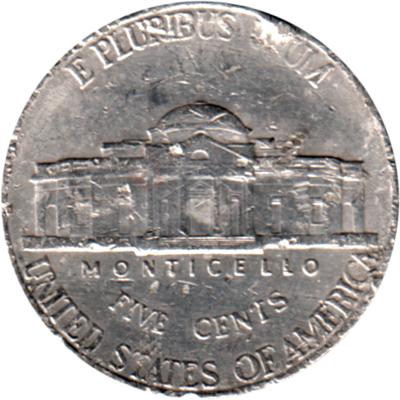 5 cents, 1999 Reverse