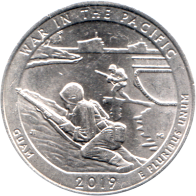 ¼ Dollar, 2019 Obverse