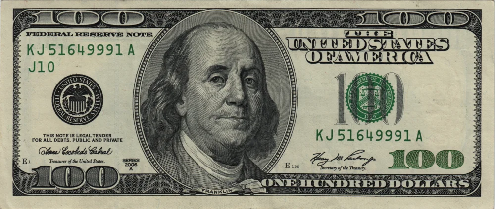 100 Dollars, 2006A Reverse